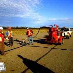 Airport crack seal is used as a maintenance tool to protect a runways investment