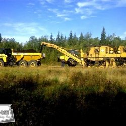 Reclaiming a private runway in Northern Alberta that will be mined for its resources
