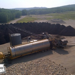 West-Can is capable of putting up large piles of blending product for our private and public customers