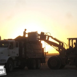 From sunrise to sunset our crews work long hours to minimize construction time and satisfy our customer needs.